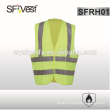 2015 nouveaux produits haute visibilité vêtements sécurité anti-statique fr vest